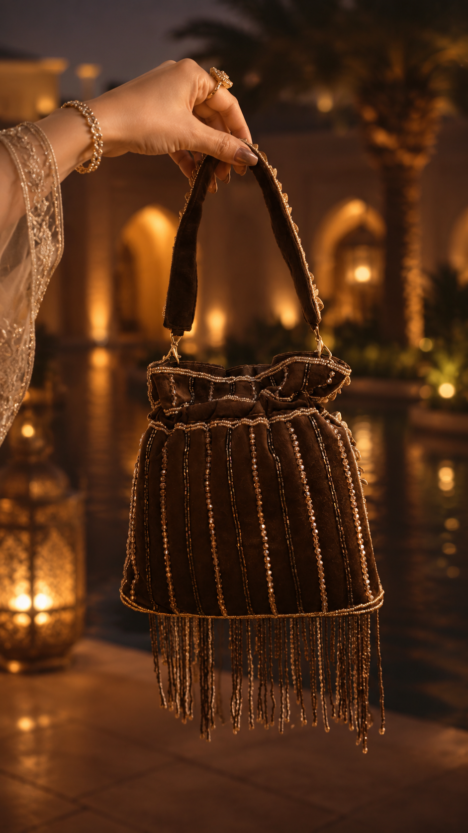 Fringe Luxe Potli Bag