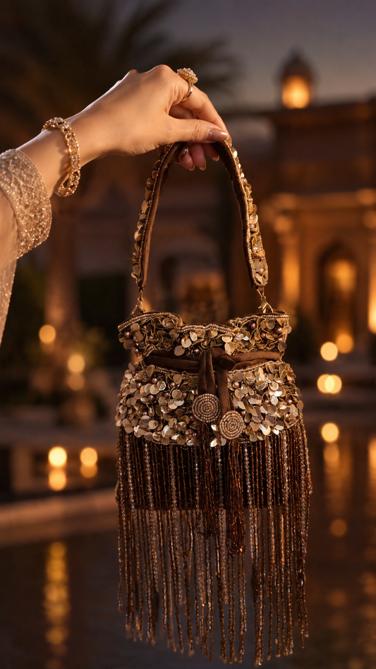 Fringe Luxe Potli Bag