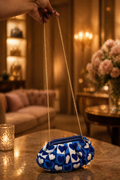 Blue Heart Bag