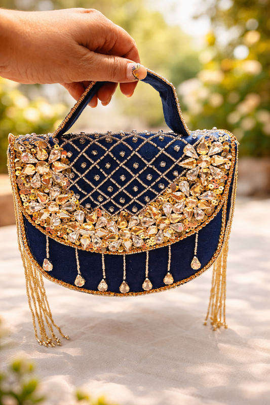 Sapphire Bloom Bag