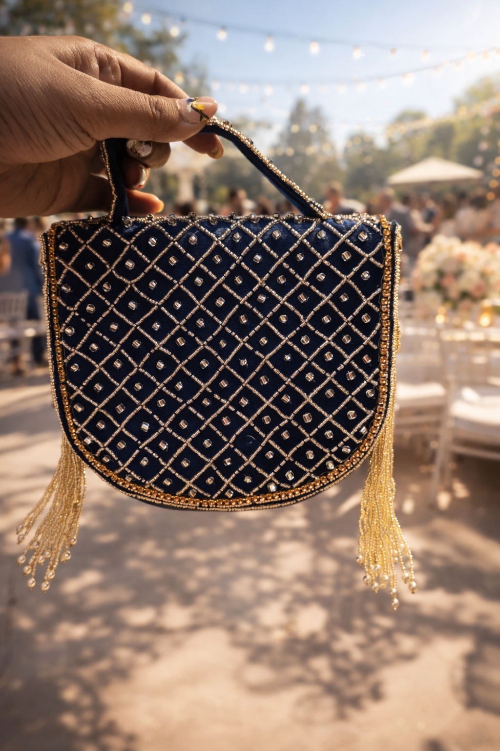 Sapphire Bloom Bag