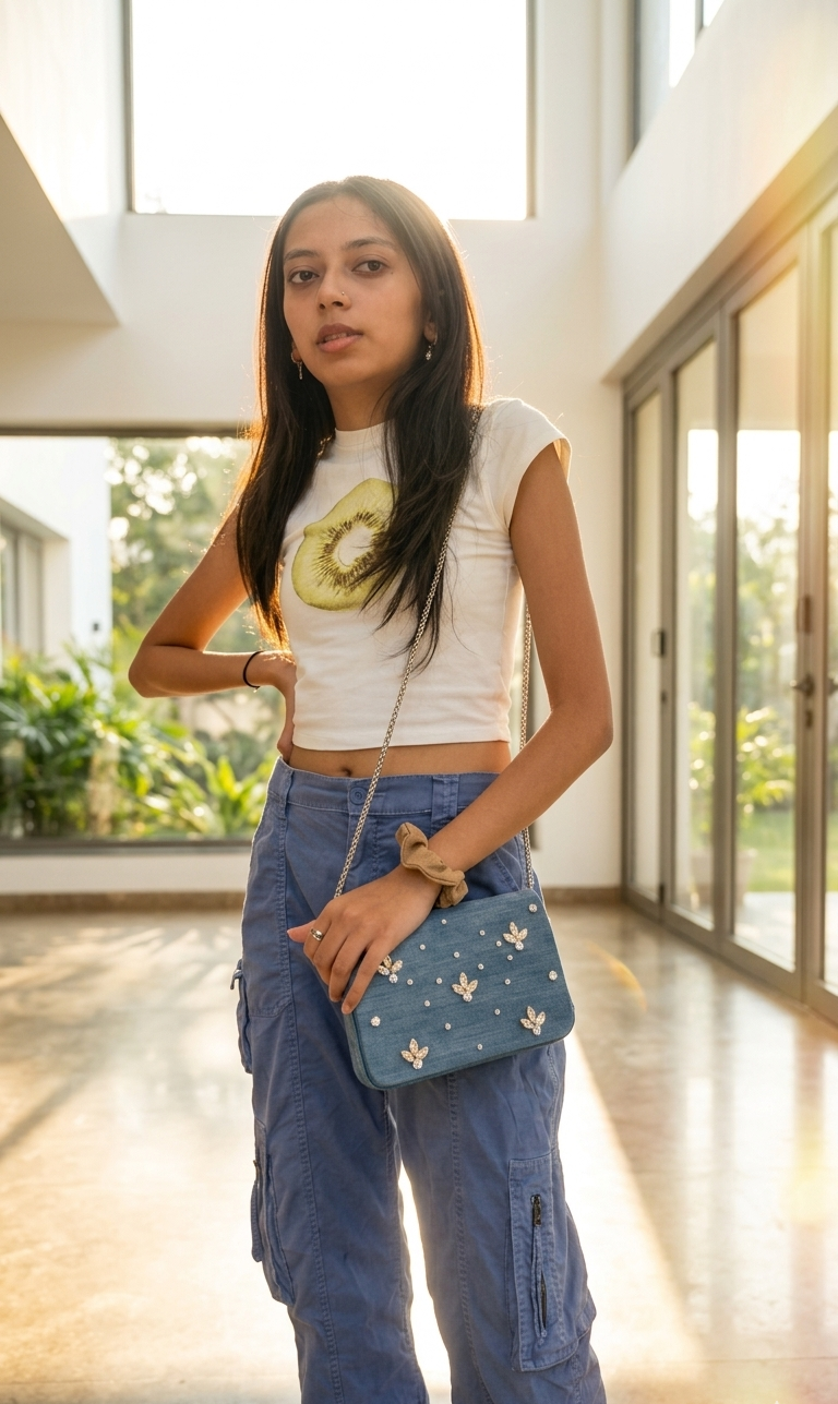 Sky Bloom Bag