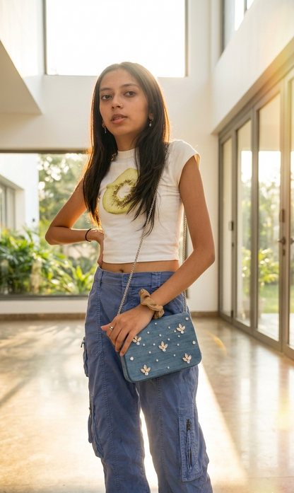 Sky Bloom Bag
